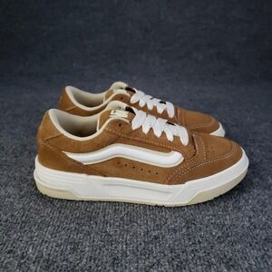 Vans Hylane Shoes Womens Size 7 Brown Suede Skateboarding Sneakers‎ Fat Tongue